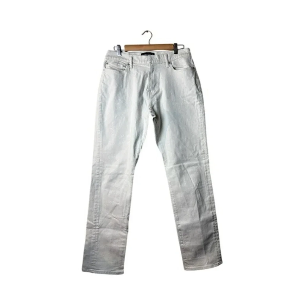 Abercrombie Fitch Men Cream Jeans 30x34 Athletic Slim Straight Normcore Mallcore